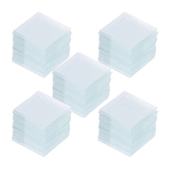 500Pcs Microscope Slides Glass Coverslips Multi-use Cover Glass for Laboratory