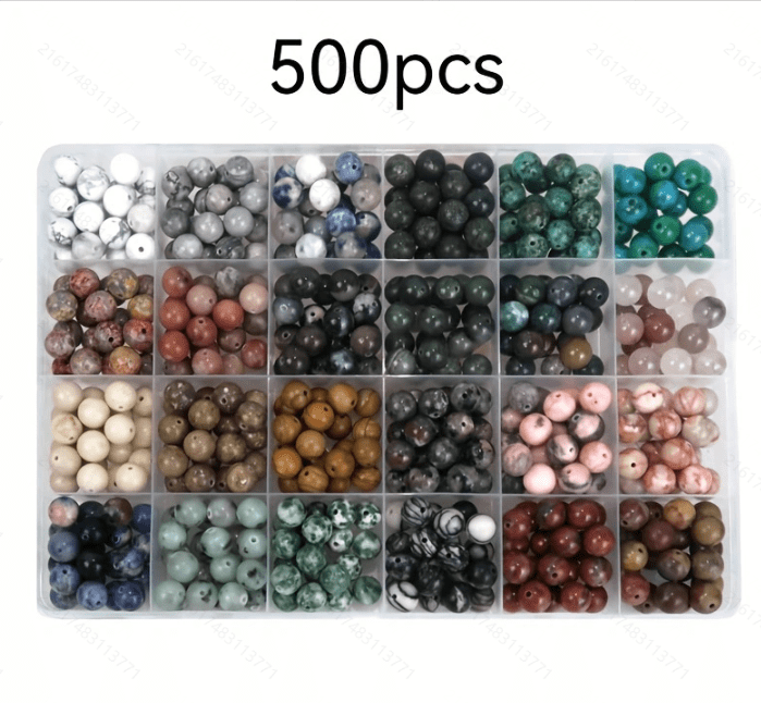 Stone Accessory Trend 500Pcs Multicolor Crystal Power Stones Loose Stone Accessories DIY ...