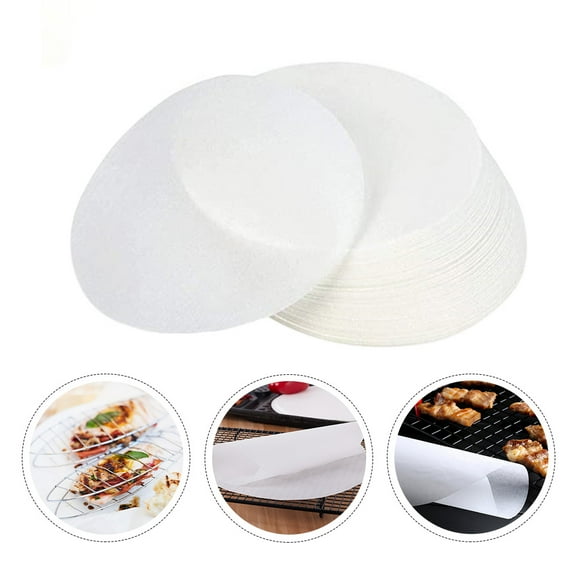 Supvox Baking Parchment Sheets Nonstick Greaseproof White Paper for Air Fryer and Oven 500Pcs