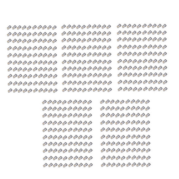 500Pcs RJ45 Connector 6U Gold Plated Pass Through Ethernet Cables Module Plug Network RJ-45 Crystal Heads Cat5 Cat5E
