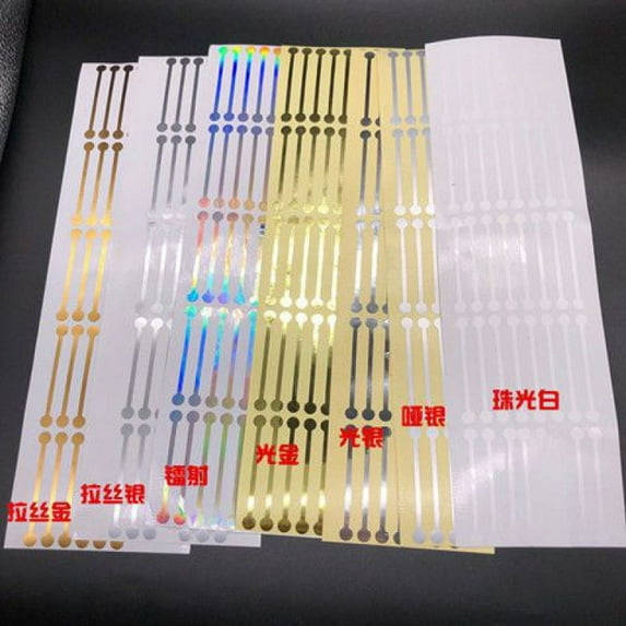 Raindrops 500Pcs Retail Pack Self Adhesive Sealing Stickers Tamper Proof Tape