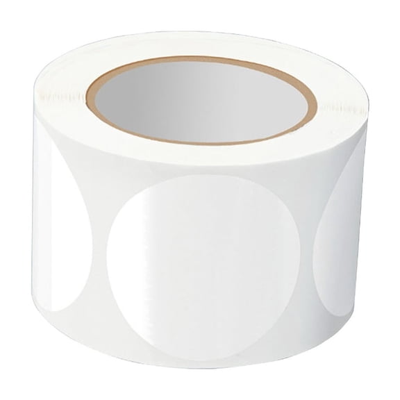 500Pcs Round Sealing Sticker Water PVC Seal Sticker Clear Wrapping Label for Small Business Owner Retailers