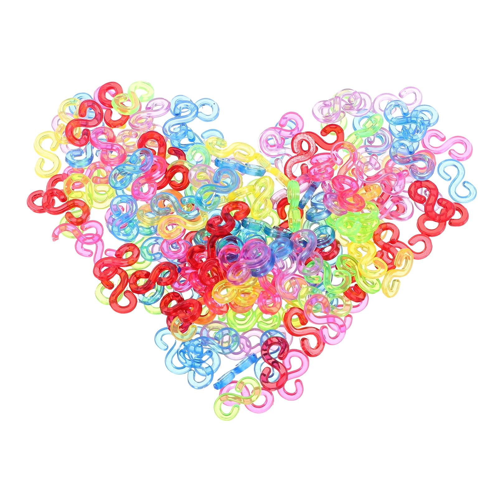 KAPSING 500 Clips S Colorés – Loom Bands, Fermoirs Plastique Pour Bracelets, DIY Bijoux Et Bricolage