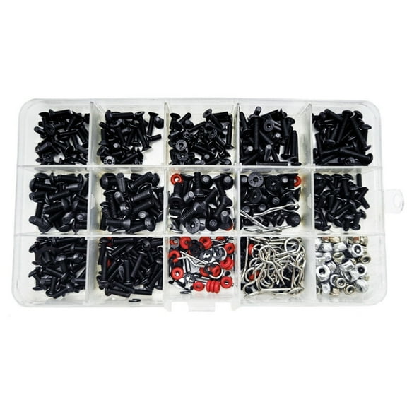 500Piece Model Screw Kit Alloy Steel Fasteners For Remote Controls Car Assembly And Repair Tools