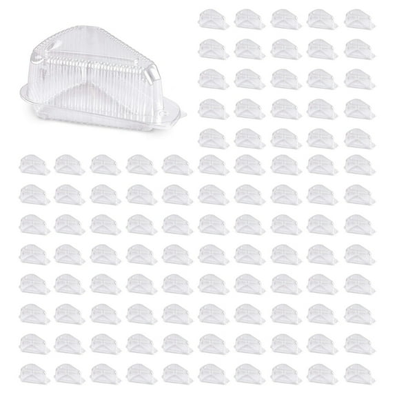 500Pcs Triangle Cheesecake Boxes  Cake Box Triangle Pie Holders Cake Boxes for Bakery Party Wedding