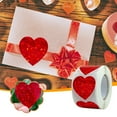 thumbnail image 1 of 500Pcs Valentine's Day Red Stickers Candy Bag Labels Gifts Box Package Sealing Stickers Wedding Decor Party Supplies Multicolor, 1 of 9