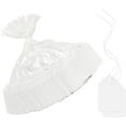 thumbnail image 1 of 500Pcs White Price Tags with String Attached, 1.38" x 0.87" Blank Price Tags with String, Display Label for Holiday Arts Crafts, 1 of 4