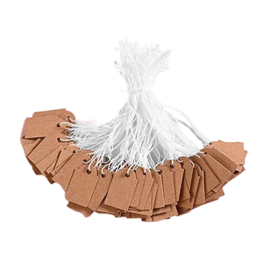 500Pcs Writable Hanging Labels with String Clothing Labels for Marking ...