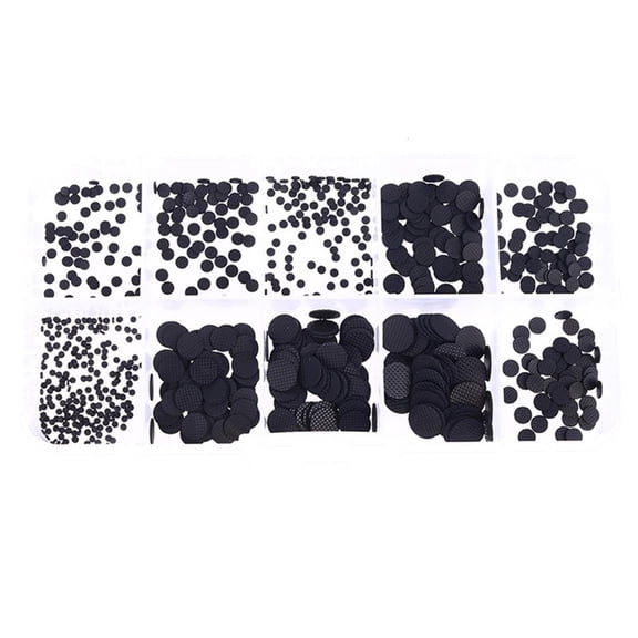 500Pieces Conductive Rubber Buttons Various Size Repair Kit for Remote Control