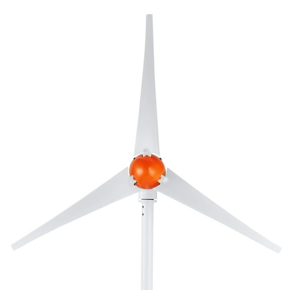 500W 12V Wind Turbine Generator Kit w/ MPPT Controller, 3-Blade Wind Power System, Adjustable Windward, 2.5m/s Low Start Speed for Home/Farm/RV/Boat  Quiet & Efficient
