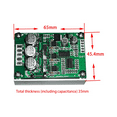 500W 15A DC1236V Brushless Hall Free Motor Driver Board Motor Foward