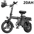 thumbnail image 1 of 500W 19 mph Adult Folding Electric Bike, Folding Compact Electric Bike, Fat Tire Electric Bike, Portable Electric EBike With Pedals With 48V 20AH Battery, Suitable For Mountain, Beach UL2849, 1 of 8
