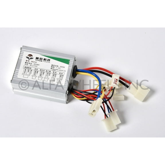 500W 48V 15A  Yiyun YK31 variable Speed Controller box f brush electric motor
