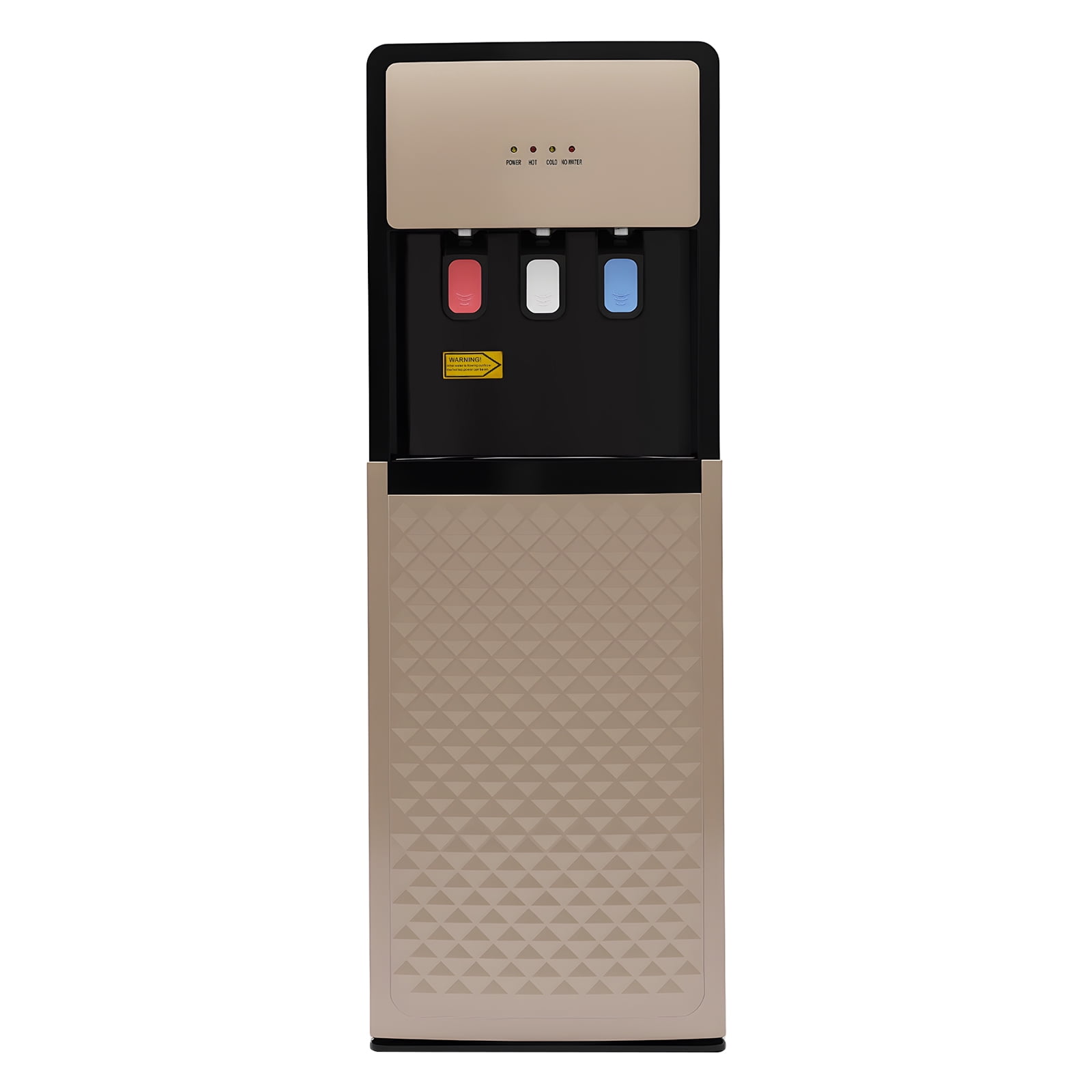 500W Bottom Loading Water Dispenser Hot & Cold Standing Water Dispenser PP Water Cooler Dispenser with Detachable Water Collection Box Floor Standing Mount Type