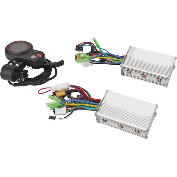 500W Brushless Motor Controller Dual Drive Kit 24V 36V 48V With LCD Display E Bike Electric Scooter Speed Modification Parts
