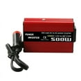 500W DC to AC Power Converter DC 12V to 110V 220V AC Car Inverter