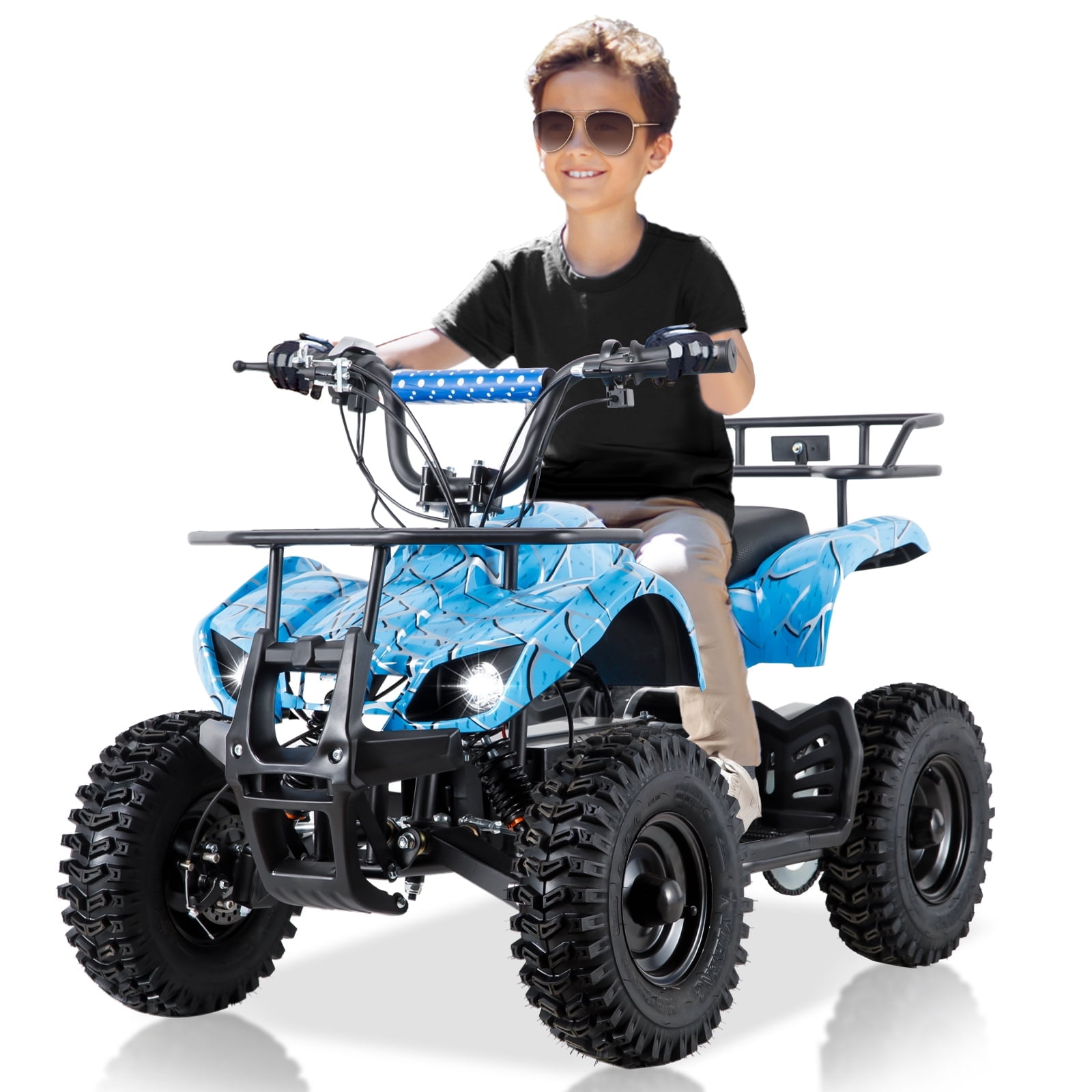 500W Dirt Quad - 36V Powered Ride On ATV, Electric Powerful 4-Wheeler for  Big Kids, Up to 16 mph, Light Blue - Walmart Business Supplies
