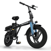 VOLTVOGUE VV-14 Adult Electric Bike, 14 Fat Tire Ebike, 500W Motor, 48V 9Ah 432Wh Battery, Speeds Up to 22 MPH, Dual Brakes, Front Suspension, UL 2849 Certified, Recommended Age 16+