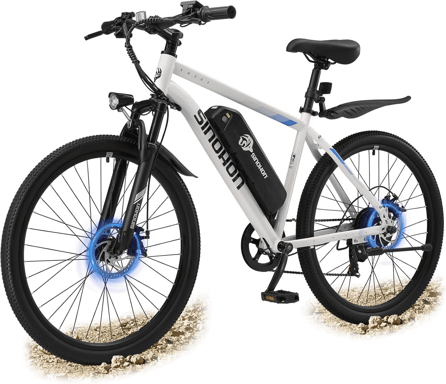 em electric bicycle VALTINSU EM-5 Dirt Bike Dual shock absorbers front and rear and a dual hydraulic brake system ensure a stable and comfortable ride on all terrains Just another day with an