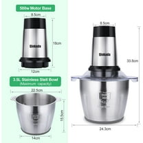 500W Electric Meat Grinder with 3.5L Stainless Steel Bowl