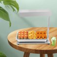 thumbnail image 1 of 500W French Fry Warmer Commercial Dump Station Heat Lamp Warmer Stainless Steel French Fry Warmer, 1 of 14