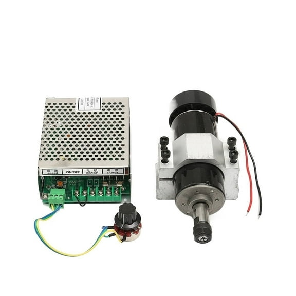 500W High-speed Air-cooled Spindle Motor PCB Engraving Machine Spindle Speed Controller 52mm Fixed Seat For CNC Machine ,Quiet Operation