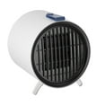 thumbnail image 1 of 500W Portable Mini Electric Space Heater, 3 Seconds Fast Heating Personal Fan Blower Radiator, Overheating & Tip-Over Protection Safe for Home Office Bedroom Desk Indoor Winter Use, 1 of 9