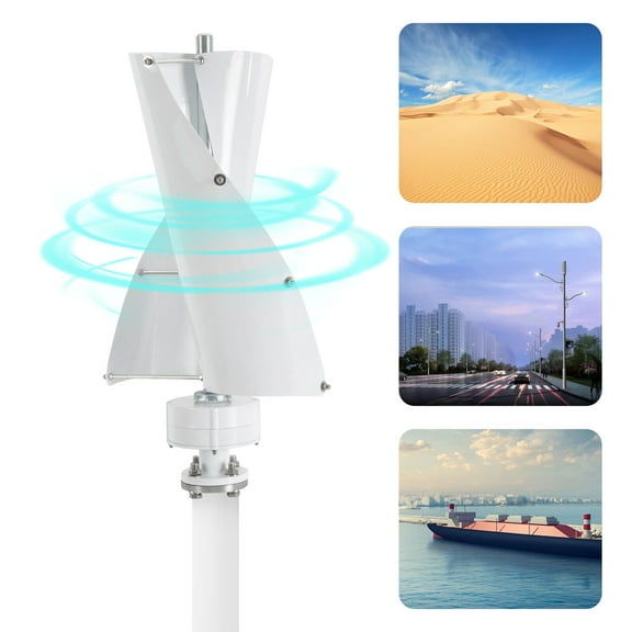 500W Power Wind Turbine Vertical Axis Windmill Turbine Generator & Controller 12V for home, business