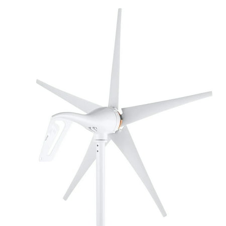500W Wind Turbine Generator, 12V Wind Turbine Kit, 5 Blade Wind Power Generator with MPPT Controller, Adjustable Windward Direction Suitable for Home, Farm, RVs, Boats