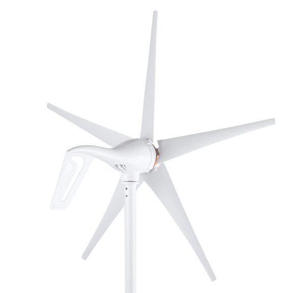 500W Wind Turbine Generator Kit 12V, 5-Blade Wind Power Generator with MPPT Controller, Low Start Wind Speed, for Home, Farm, RV, Boat, Reliable Power