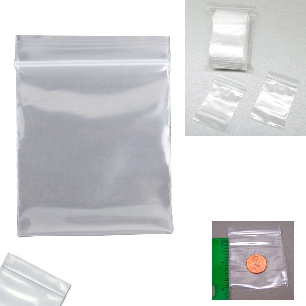 2 inch x 3 inch Zip Lock Bags Reclosable Poly 2 Mil Bag Clear 100 Plastic Bag Packaging, Men's, Size: One Size