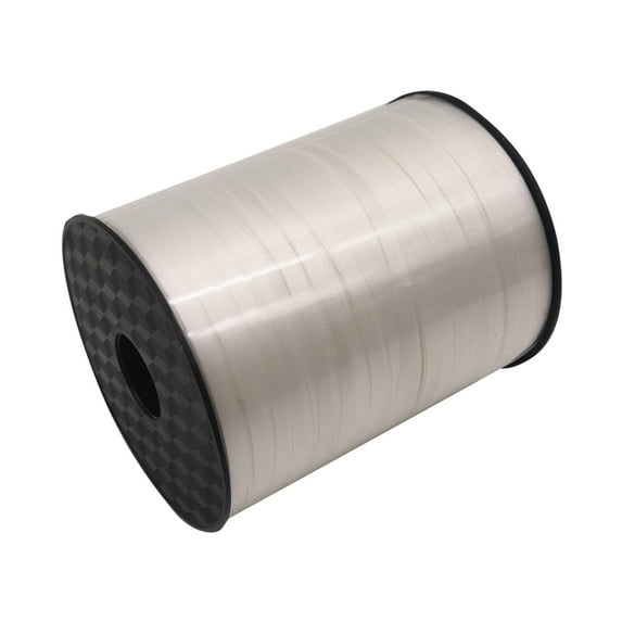 500Yards White Crimped Curling Ribbon, 5mm Width, for Gift Wrapping Balloon Party Festival Decor