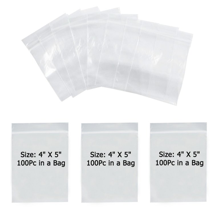 5 Clear Flat Plastic Merchandise Bags 24x48 / 2 Mil Extra Large Size Bags