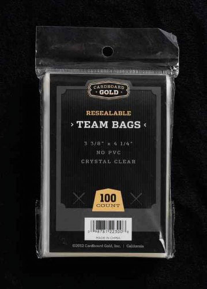 cardboard gold graded card bags Sleeves - Fits PSA SGC BGS CGC slabs - 1000 ct and gaming cards Cardboard Gold Perfect Fit Sleeves