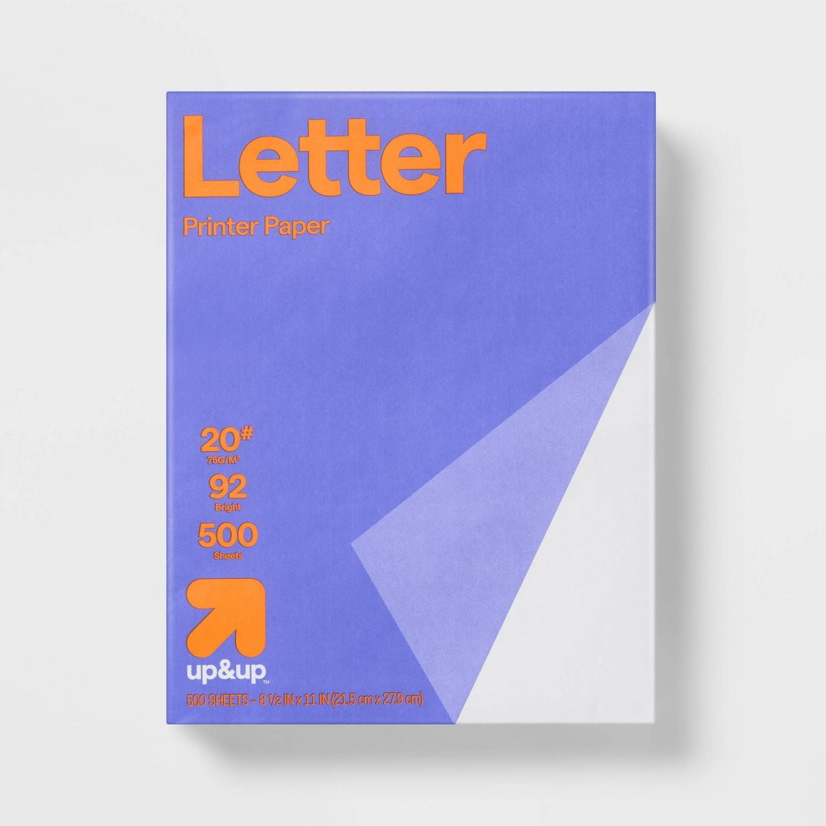 500ct Letter Printer Paper White : 8.5x11 Inches, 20 lb, 92 Brightness ...