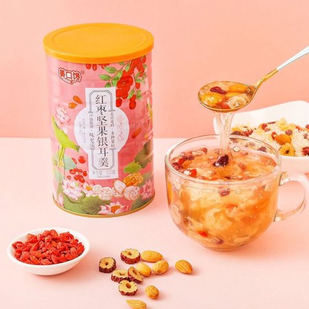 ??????????500g/1? ??? ???????????????Tremella Soup Sweet Scented osmanthus, Instant Lotus Root Starch Soup nut and Lotus Root Powder 500g / can