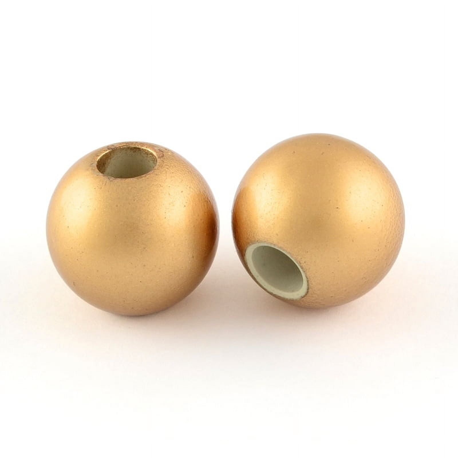 500g Plastic Imitation Pearl European Beads Large Hole Rondelle Beads BurlyWood 11.5~12x10mm Hole: 4~5mm about 780pcs/500g