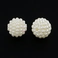 thumbnail image 1 of 500g Acrylic Imitation Pearl Beads Berry Beads Round Combined Beads Creamy White 14mm Hole: 1mm 520pcs/500g DIY, 1 of 2