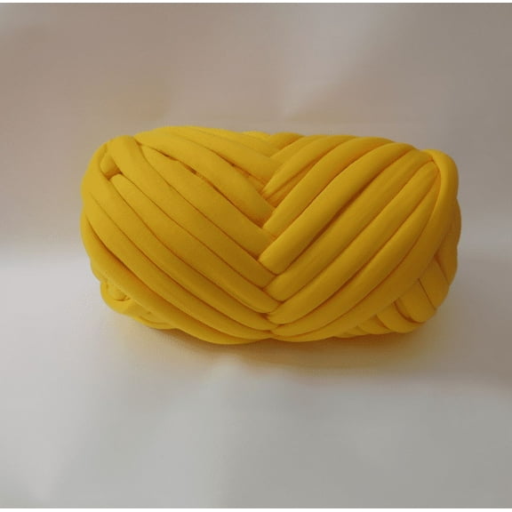 500g Arm Knitting Yarn for Chunky Braided Knot Throw Blanket DIY, Soft Extra Cotton Washable Tube Bulky Giant Yarn