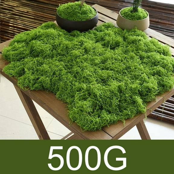 500g Bushy Tufts Lowland Shrubs Tuft Static Grass Vegetation Groups Railway Artificial Grass Gaming Terrain Decoration Railroad Scenery Gaming Scenery (Light Green)