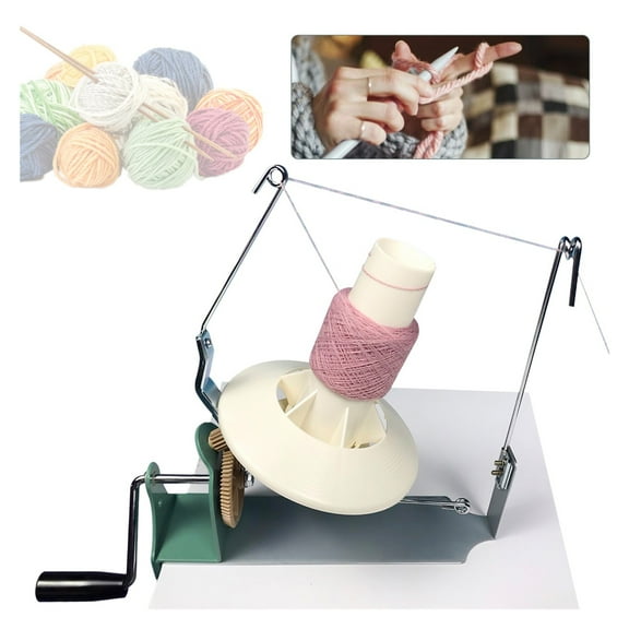 500g Yarn Fiber Wool Ball Winder Large Jumbo Yarn Spinner Hand Operated Nylon Gear Needlecraft Tool ,Efficiently Make Yarn Cake