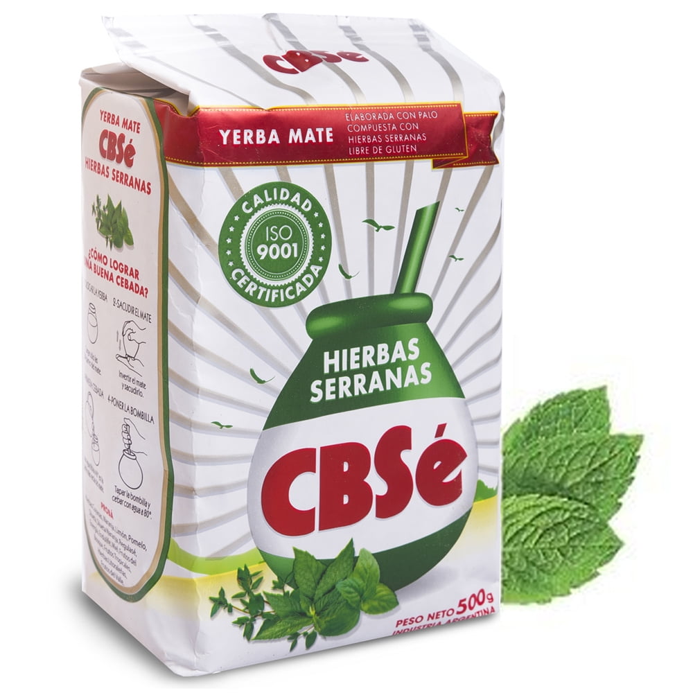 1 Kg Yerba Mate Hierbas Serranas CBSE Leaf Argentina Drink Tea Energy —  Mategreen
