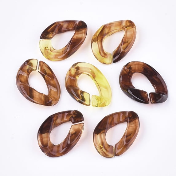 500gs Acrylic Linking Rings Quick Link Connectors Imitation Gemstone ...