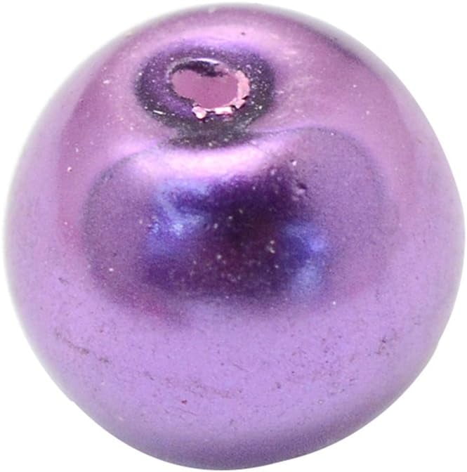 500gs Baking Painted Pearlized Glass Pearl Round Bead Strands Mixed color 4~5mm Hole: 1mm about 5820pcs/500g