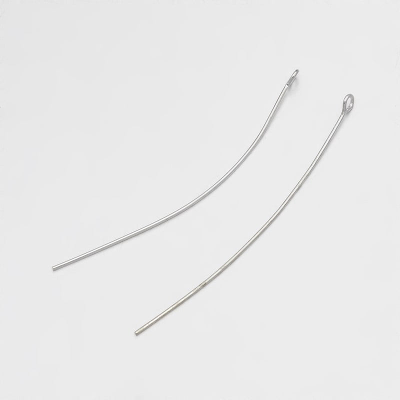 500gs Brass Eye Pin 61mm Hole: 2mm Pin: 0.8mm about 2270pcs/500g