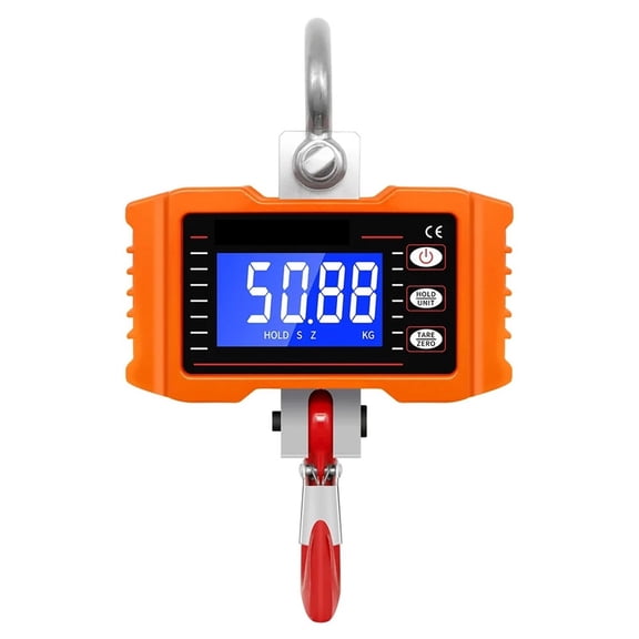 500kg Crane Scale Digital Scales LCD Weighing Industrial Hook Hanging Scales ,Easy to Operate