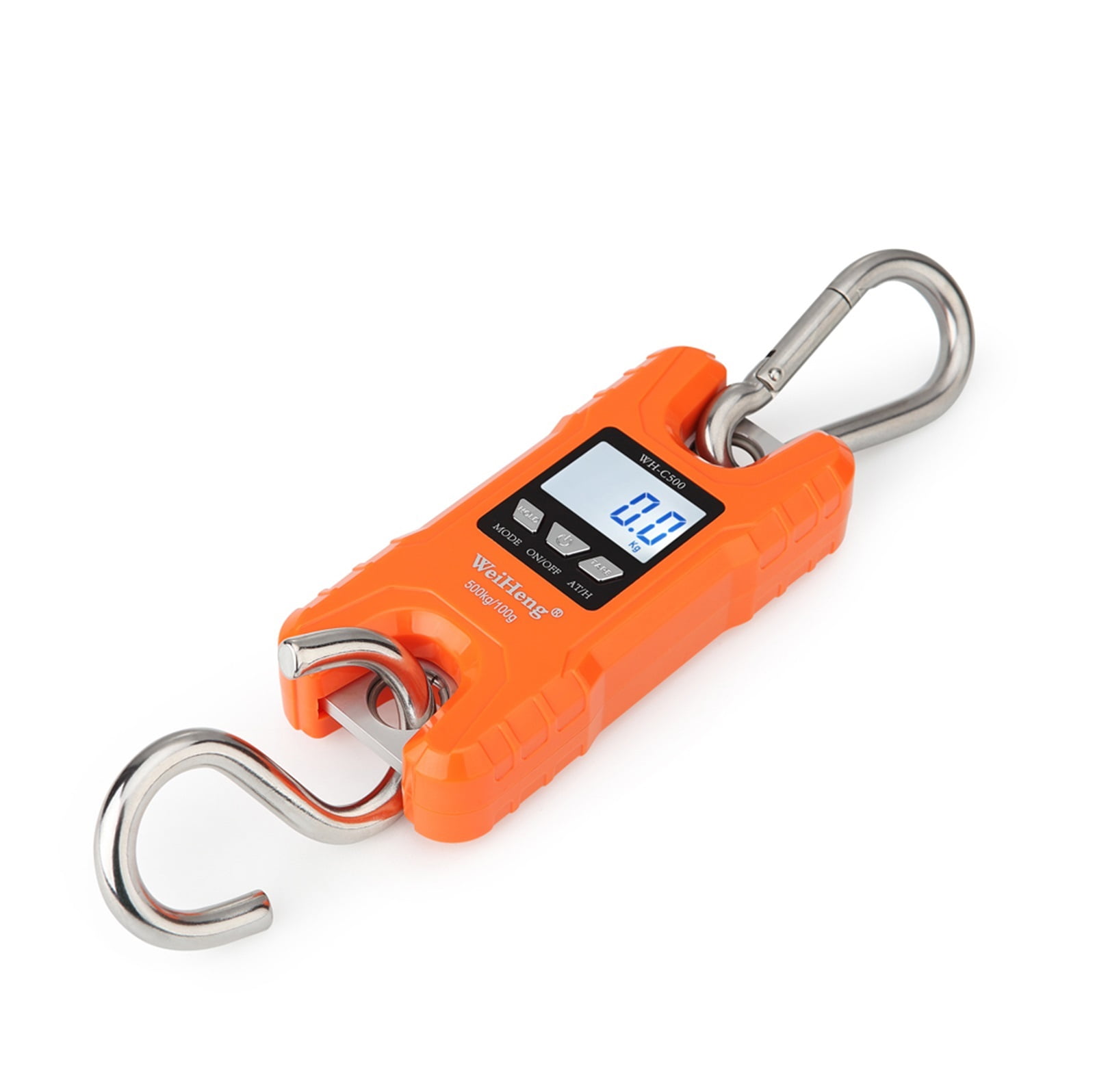 500kg Crane Scale Heavy Duty Hanging Weighting Hook Steelyard Portable