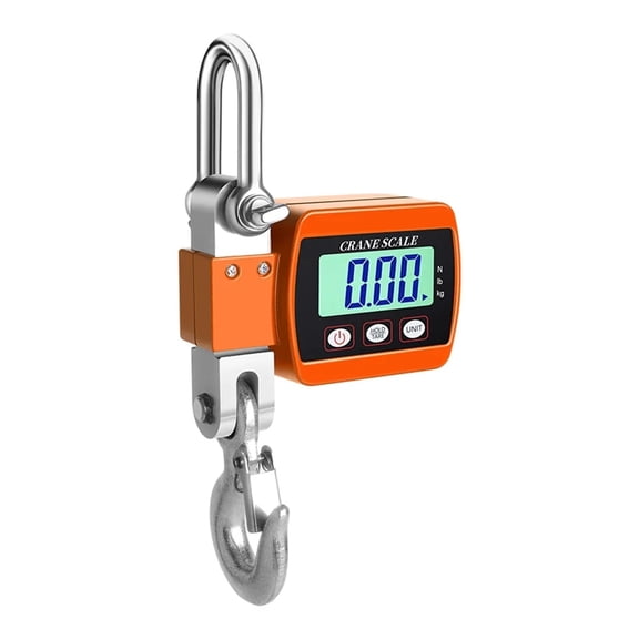 500kg Digital Scale LCD Digital Display Portable Industrial Scale Electronic Heavy Duty Weight Hook Crane For Fishing Farm ,Precise Weighing