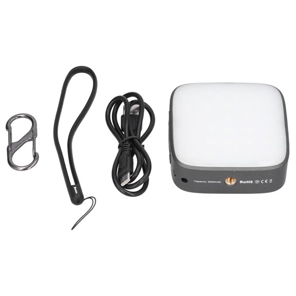 F5 Flashlight 500lm USB Recharge Camping Light Fill light With Power Bank Function US Type