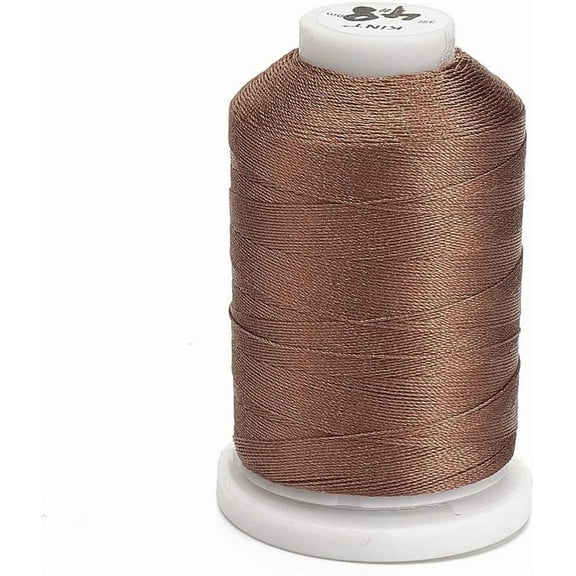 500m Nylon Thread 3-Ply for Sewing Crafting DIY Projects Jewelry Designers Crafters and Sewers Camel Color 0.3mm